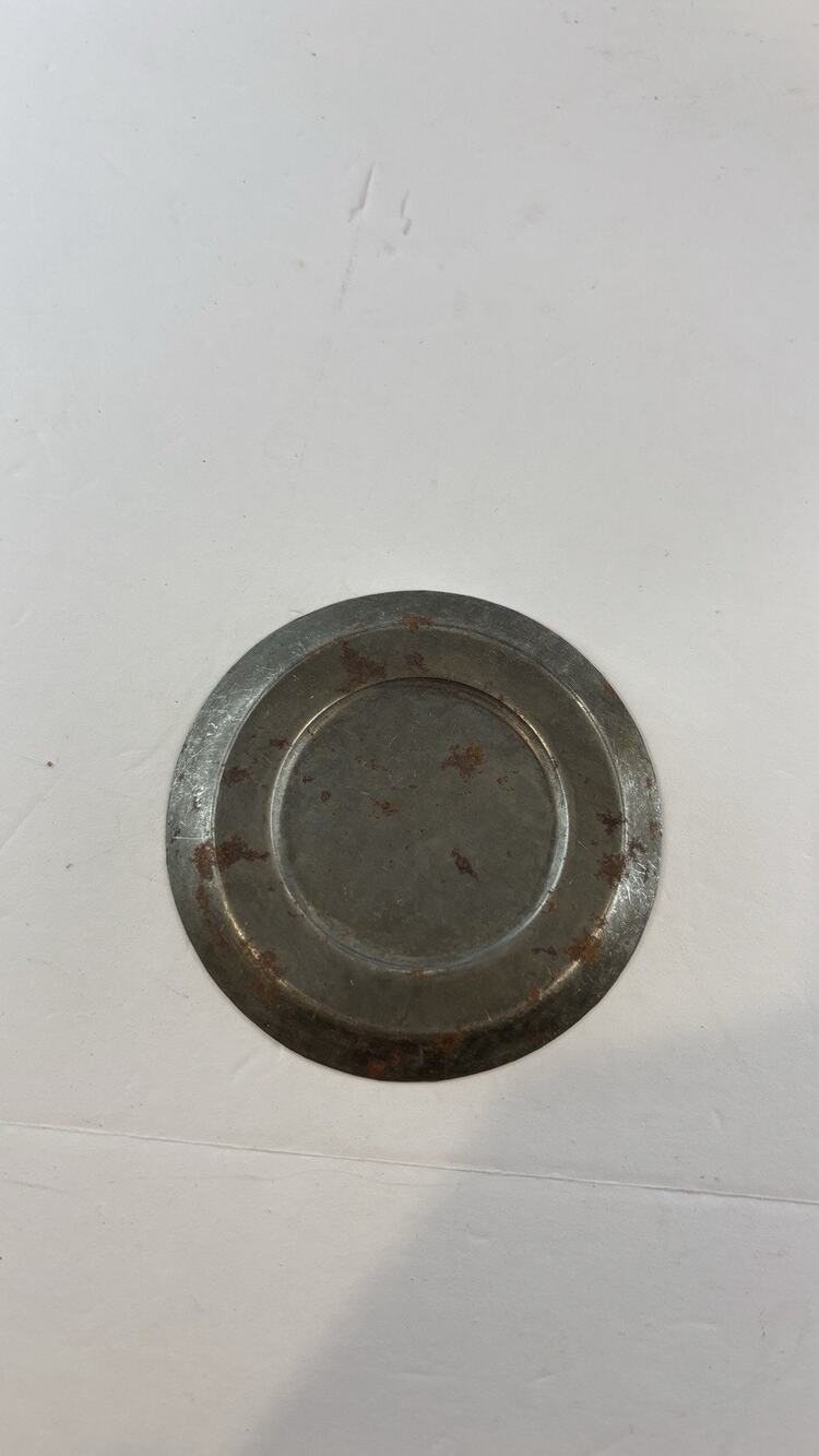 Antique Tin Wax Sealer Fruit Jar Lid Insert Original Canning Jar Cap 3"